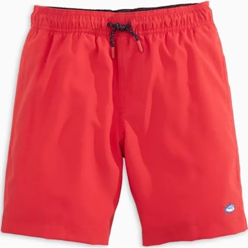 Southern Tide Roman Red Swim Trunks (No Liner)